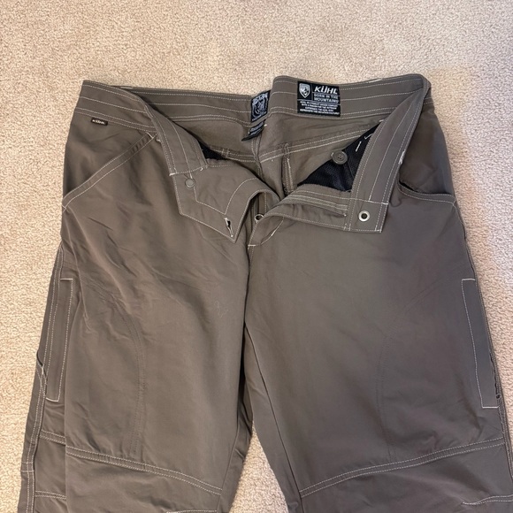 Kuhl Renegade Pant Men's 36x34 Klassik Fit Stretch Performance Khaki Hiking - Picture 2 of 8